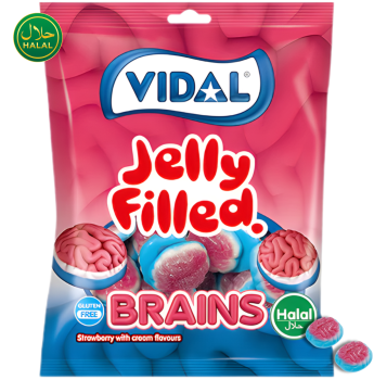 VIDAL - Jelly Filled Brains HALAL 90g